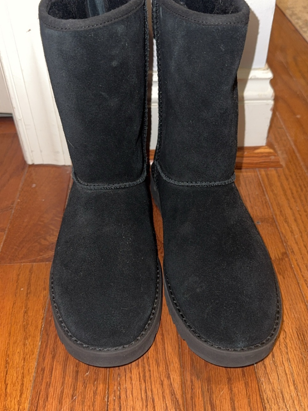 UGG Black Treaded Sole Boots